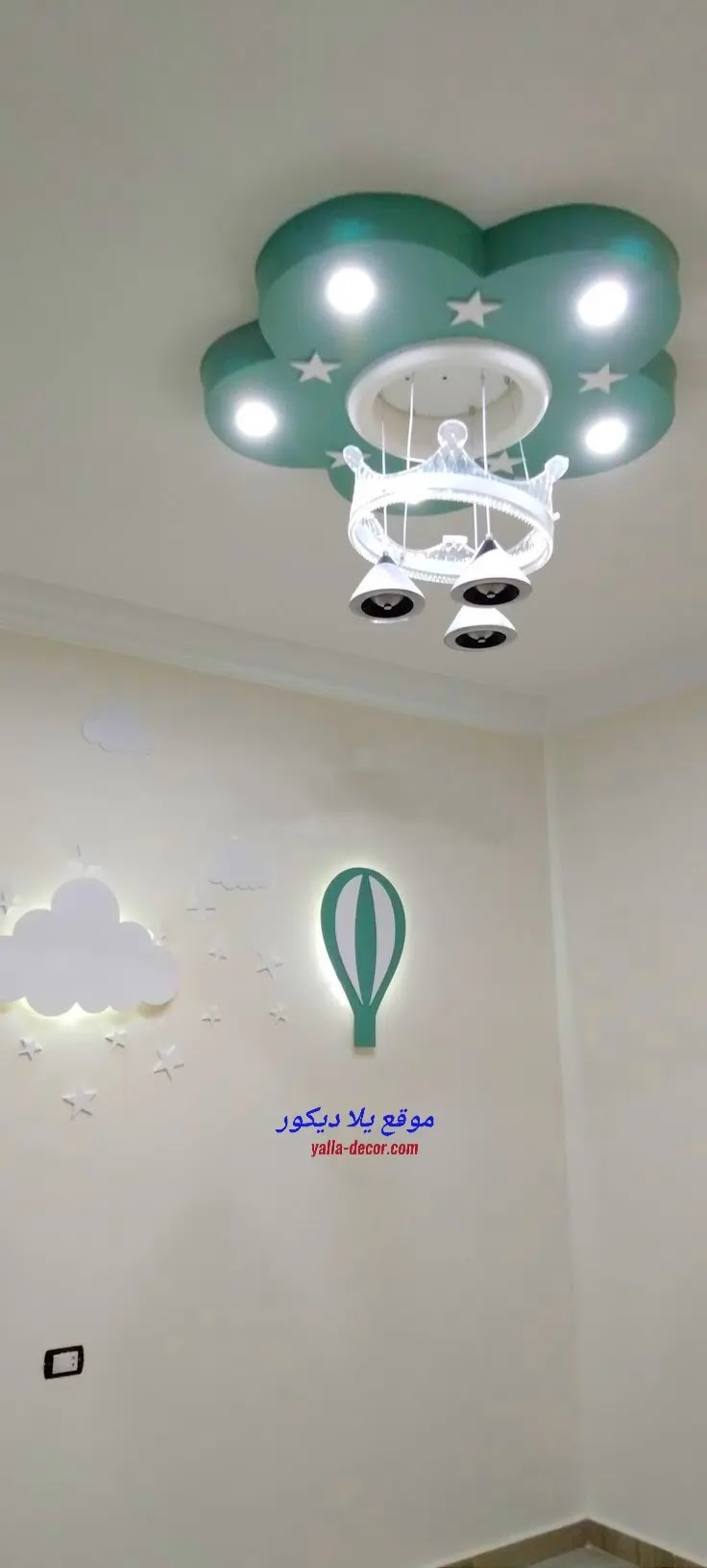 ديكورات اسقف غرف نوم اطفال 2024